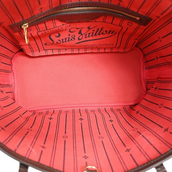 LOUIS VUITTON LV Neverfull PM Shoulder Tote Bag Damier Ebene - Picture 9 of 16